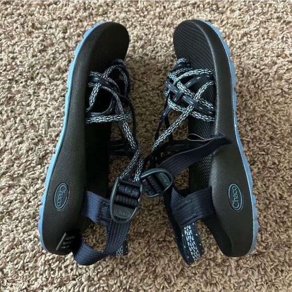 Chaco Women's ZX/3 Classic Strappy Sandals Blue Hollow Eclipse Size 11 Outdoor - Picture 5 of 8